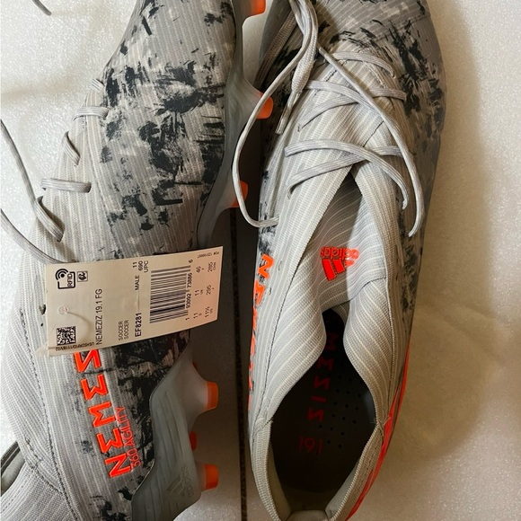 adidas nemeziz grey and orange